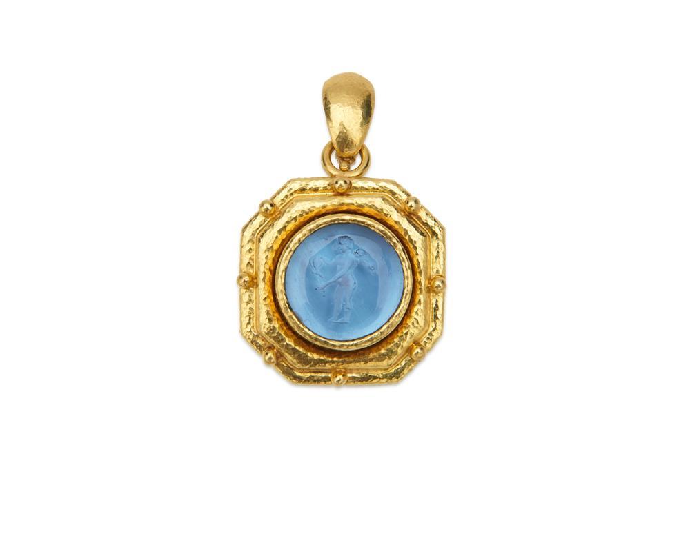 ELIZABETH LOCKE 18K GOLD, GLASS