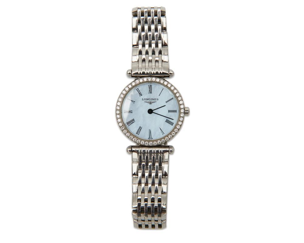 LONGINES STAINLESS STEEL AND DIAMOND 367c4d