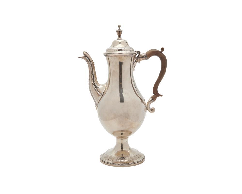 HESTER BATEMAN SILVER COFFEE POT  367c6e