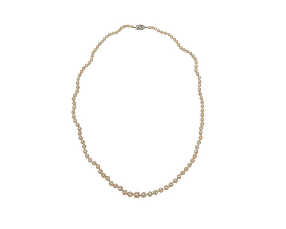 PEARL NECKLACE WITH 14K GOLD AND 367d5a