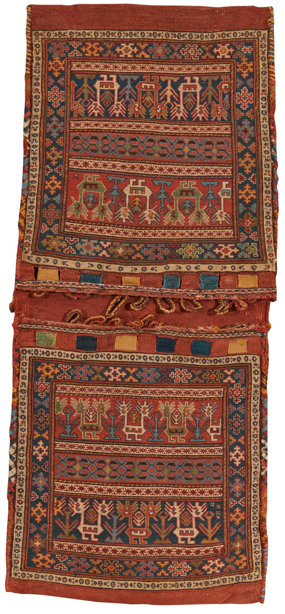 PAIR OF SOUMAC BAGS, CAUCASUS,