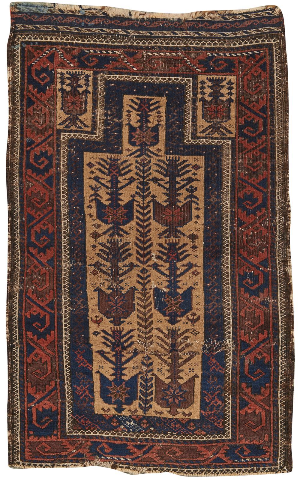 BELOUCH PRAYER RUG AFGHANISTAN  367db2