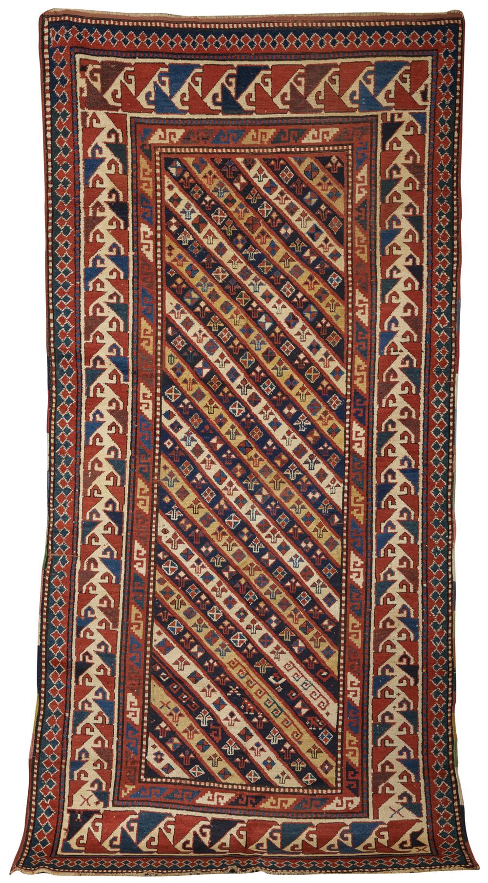 KAZAK RUG CAUCASUS CA 1900  367dc2