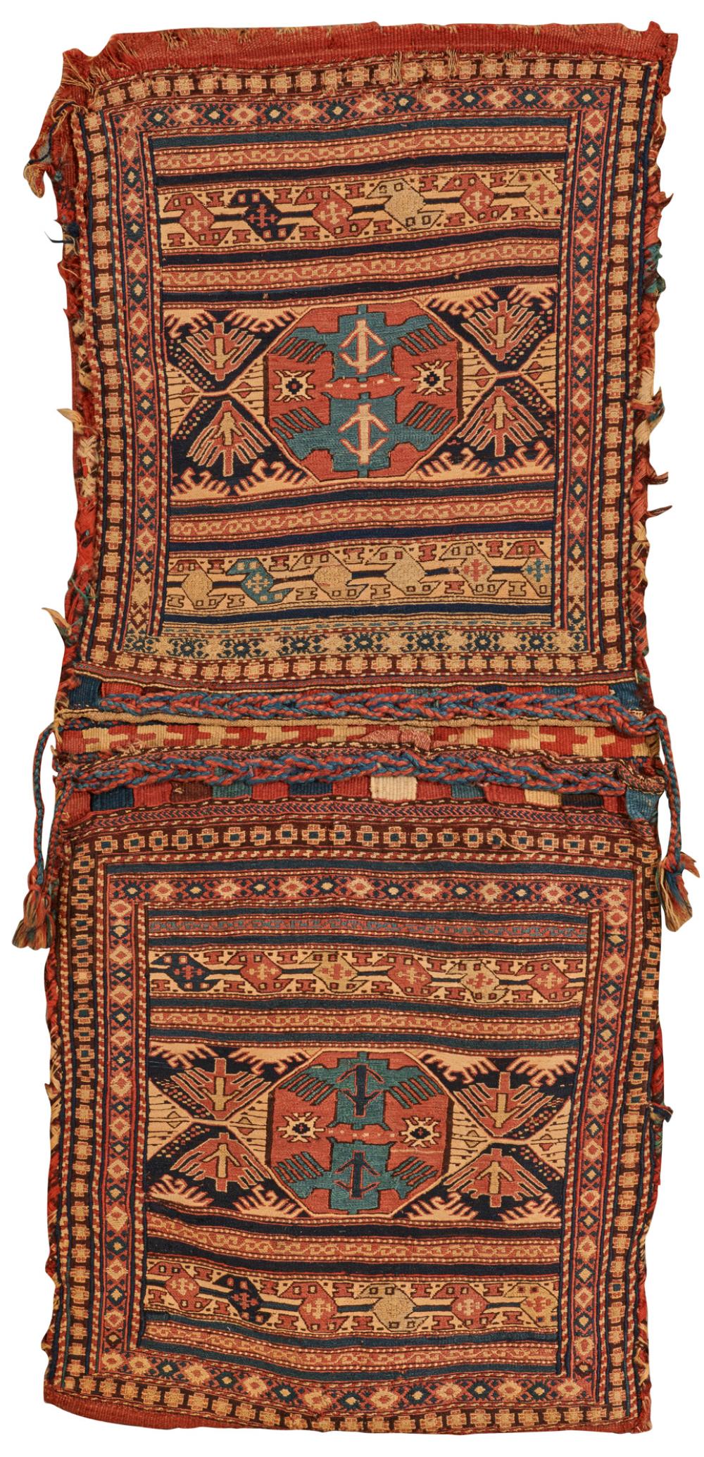 PAIR OF SOUMAC BAGS, CAUCASUS,