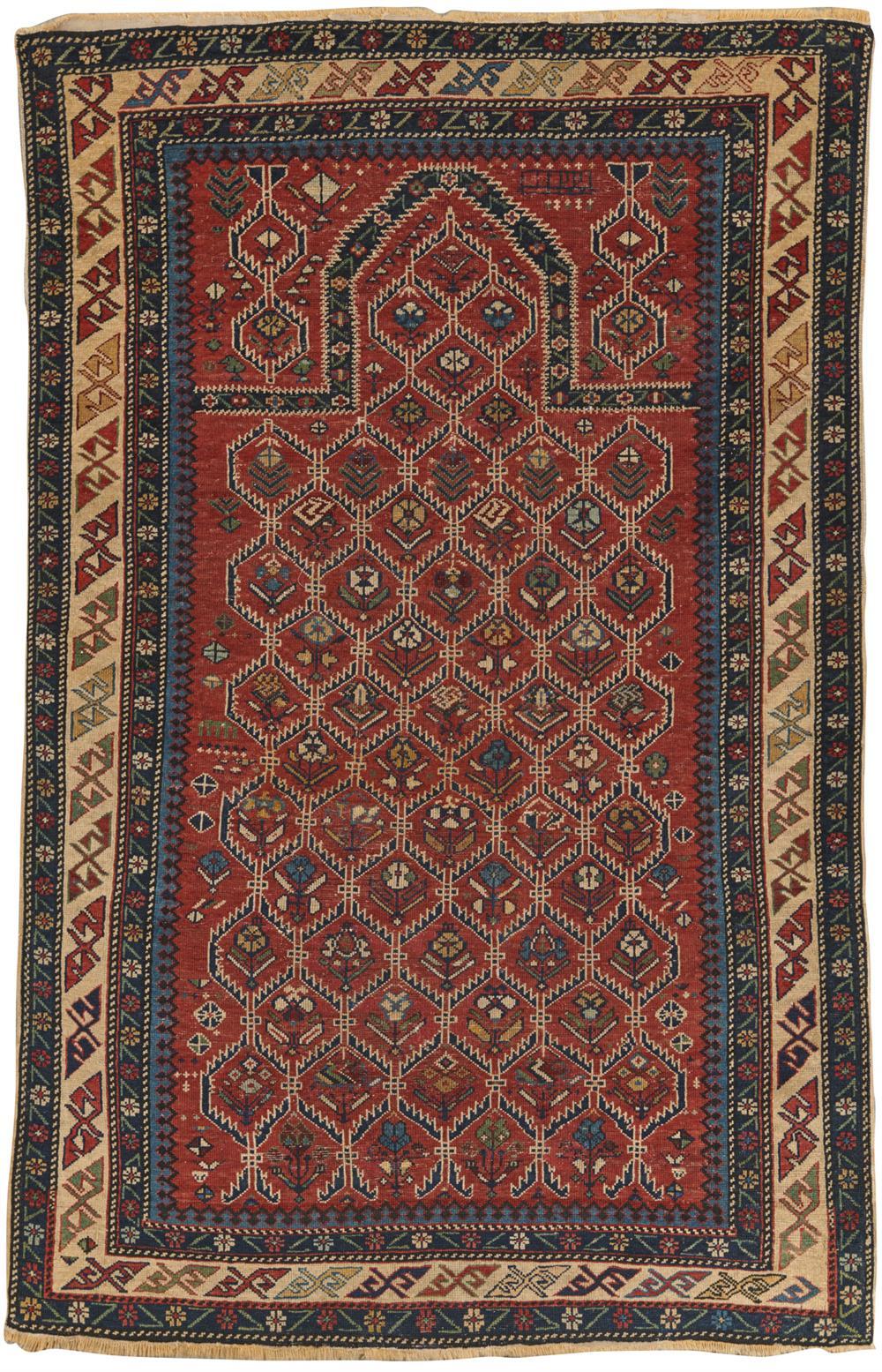 MARASALLI PRAYER RUG CAUCASUS  367dc5