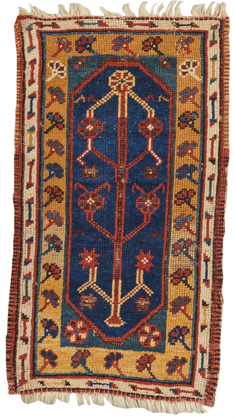 MAKRI SMALL RUG TURKISH MID 19TH 367de6