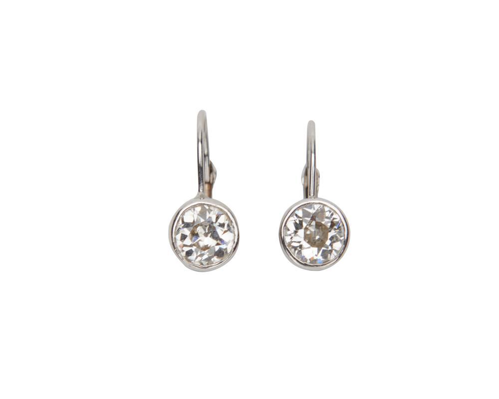 14K GOLD AND DIAMOND EARRINGS14K 367efe