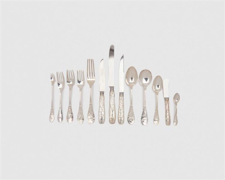 TIFFANY CO SILVER FLATWARE SERVICE 3680e6