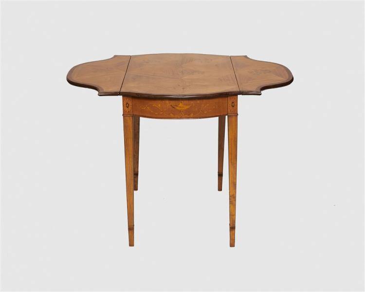 GEORGE III SATINWOOD PARQUETRY