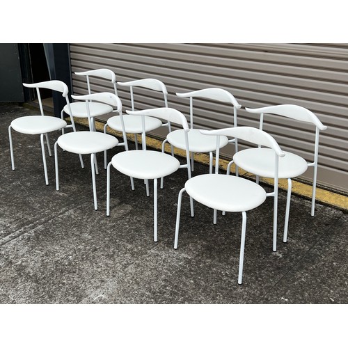 Set of eight new Hans Wegner design 36825d