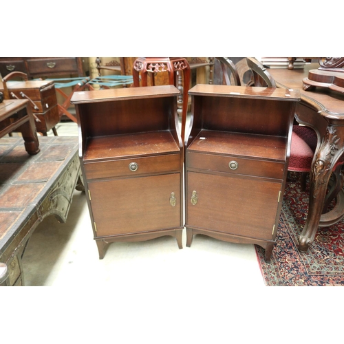 Pair of pedestal single drawer