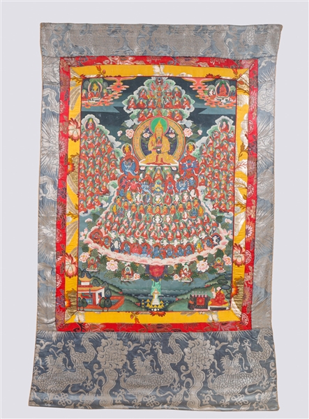 Thangka with central Buddha in 3682a6