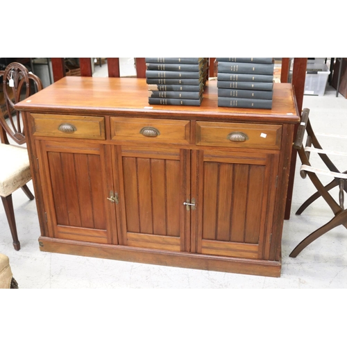 Antique Edwardian sideboard with three