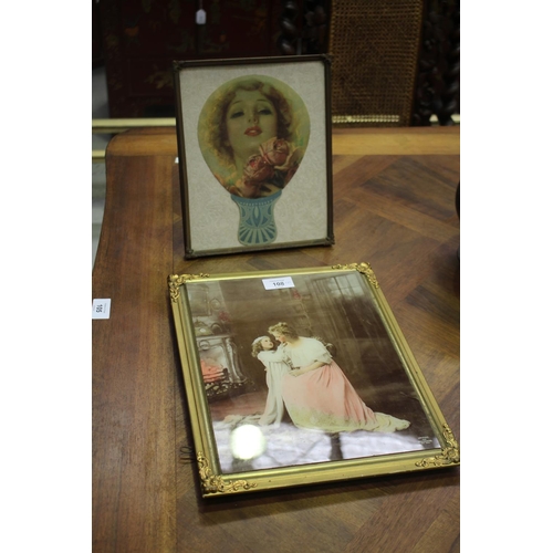 Two framed vintage pictures, approx