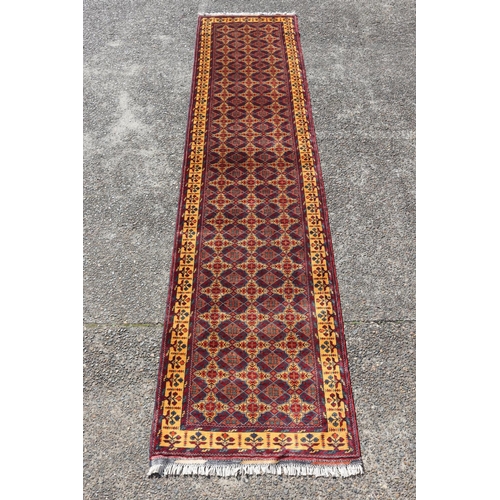 Afghan Kundus handwoven wool runner  368324