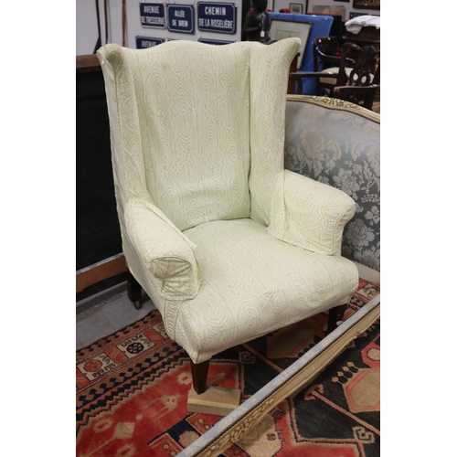 English armchair with white and 36834b