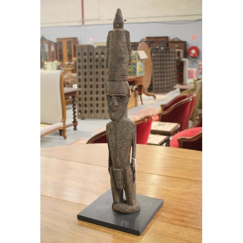 New Guinea, carved wood spirit figure