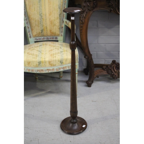 Wooden pedestal stand, approx 90cm H