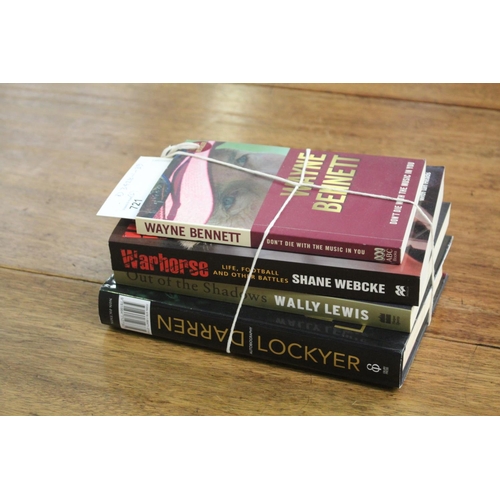 Lot of 4 Australian sporting Autobiography 368432