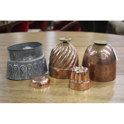 Selection of copper and tin molds  3684f3