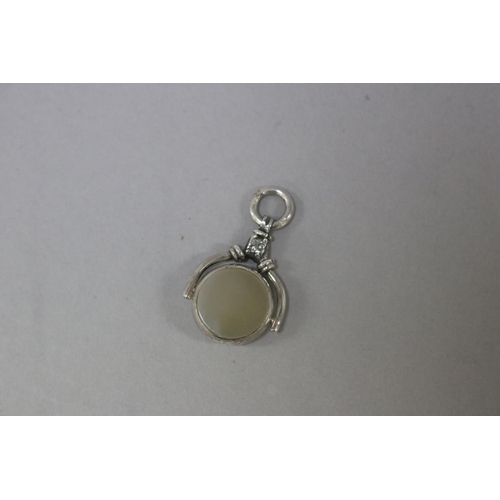 Agate silver spinel approx 4cm 3684fd