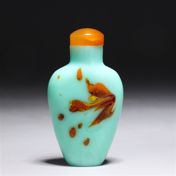 Chinese Beijing glass snuff bottle 36855a