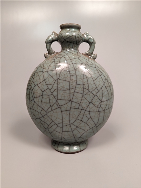 Chinese celadon crackle glazed