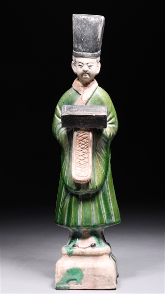 Chinese Ming dynasty green glazed 3685f2