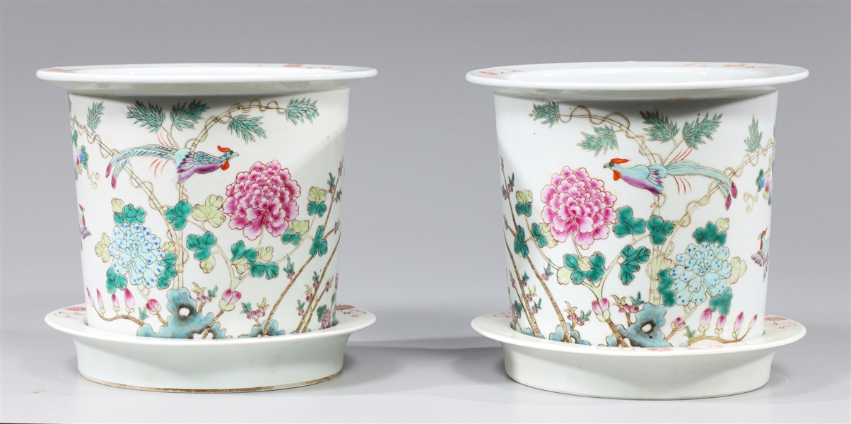 Pair of Chinese famille rose enameled 3685f1