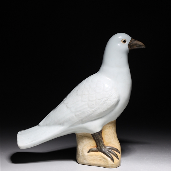 Chinese glazed porcelain bird statue  36861b