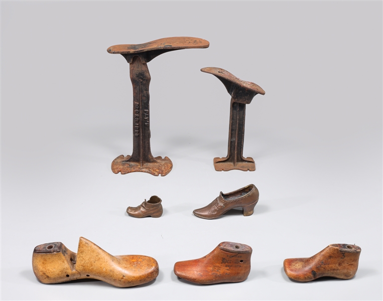 Group of seven antique cobbler 368657