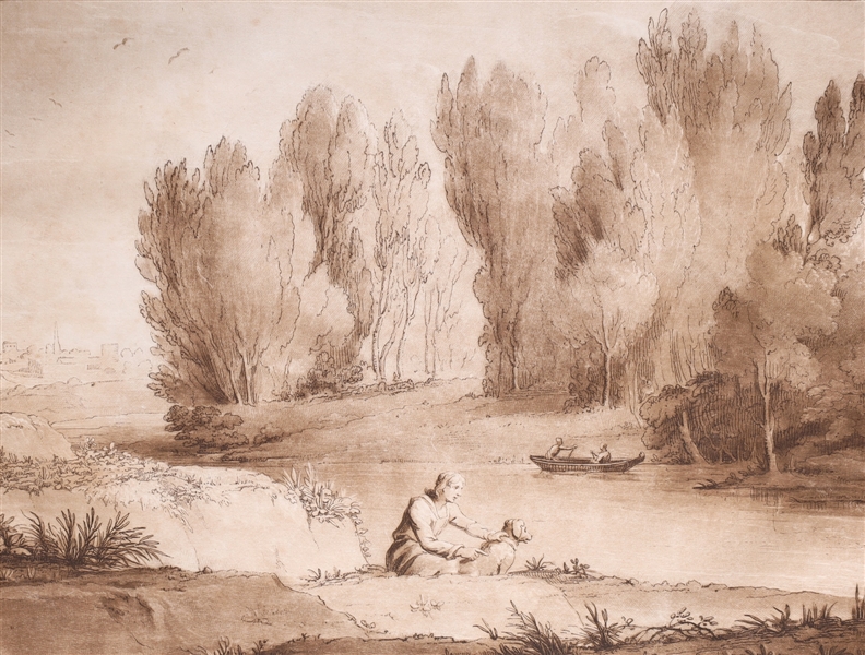 18th century framed etching after 368661