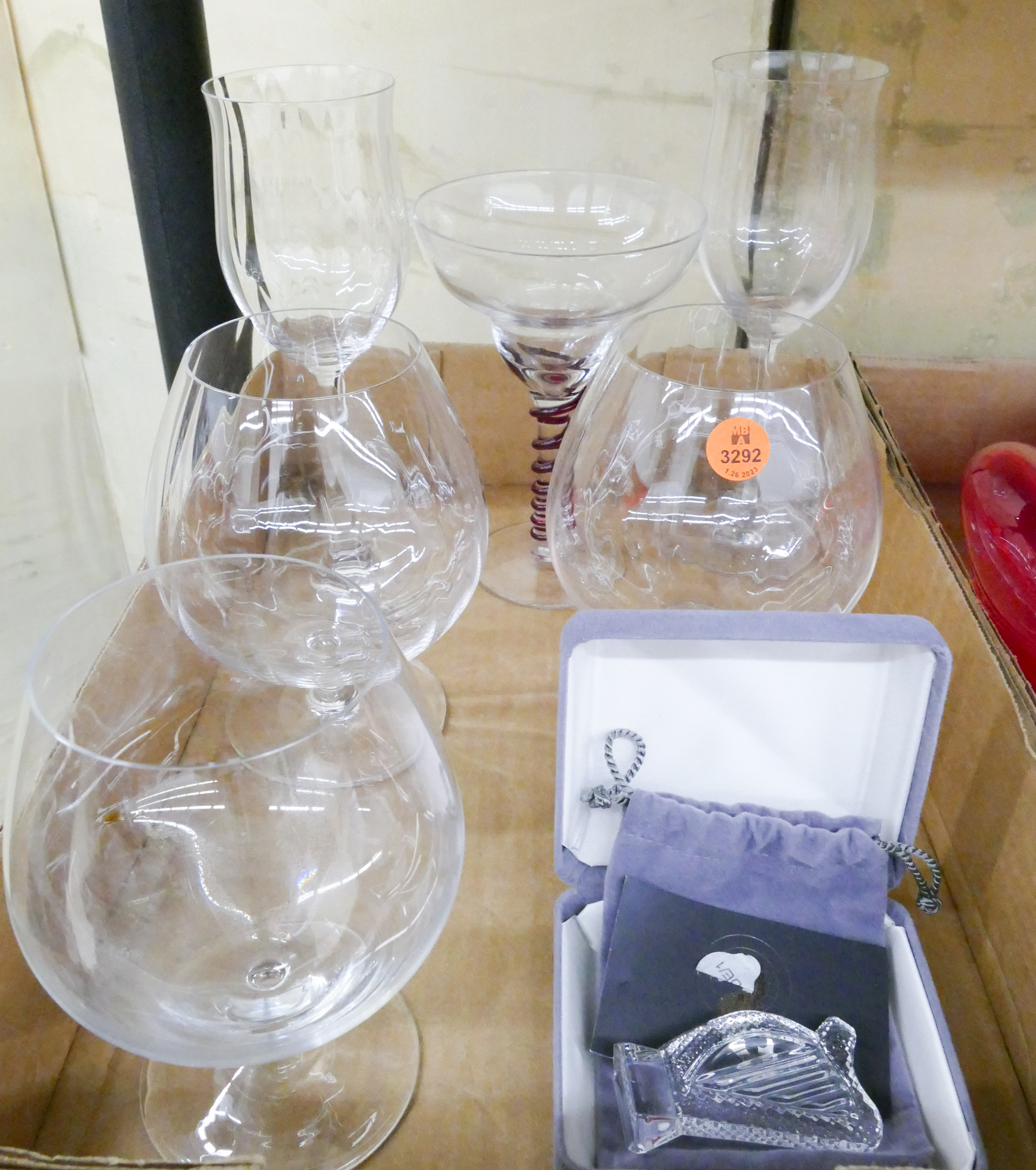 Box Waterford & Marquis Crystal Glasses