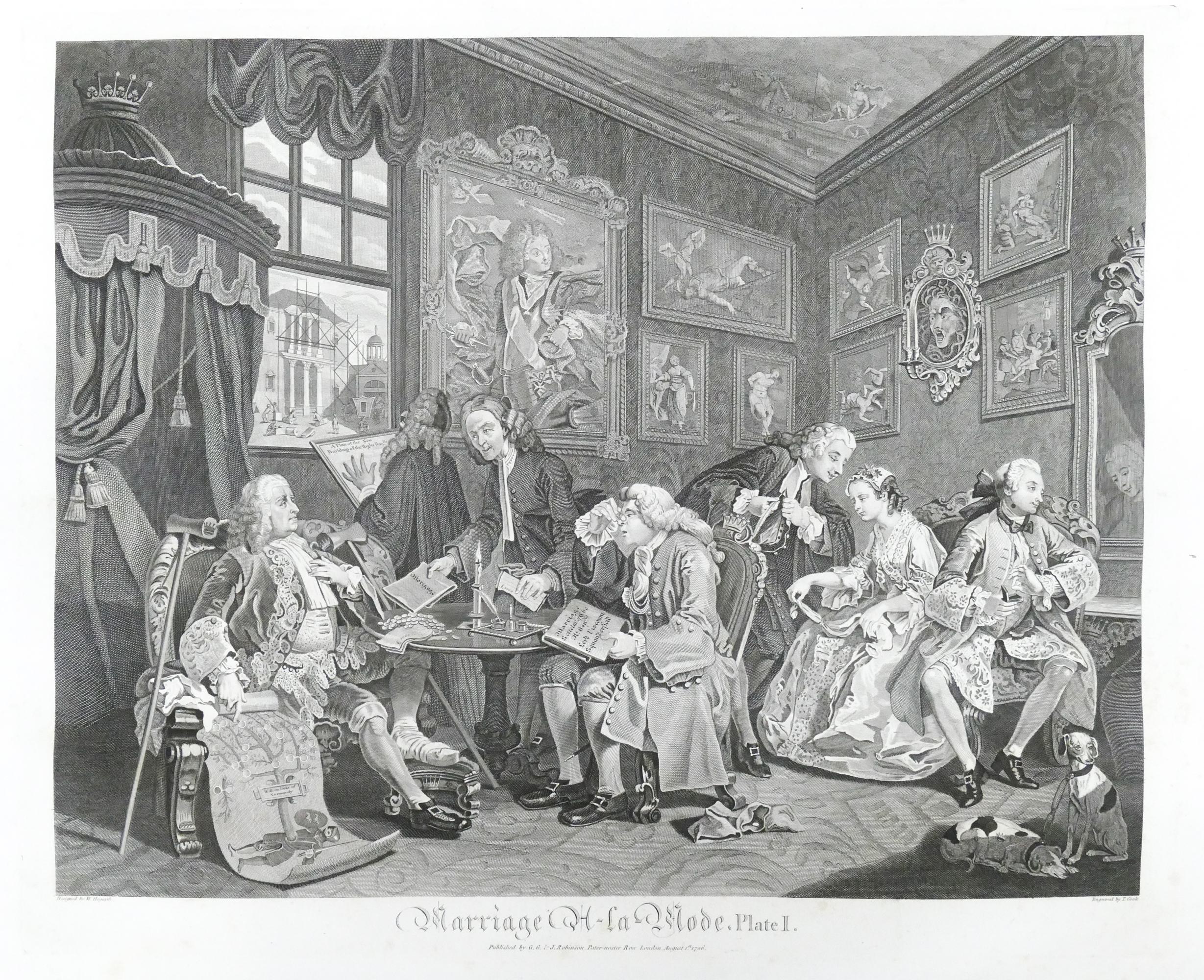 Marriage A la Mode Etchings by 3686f4