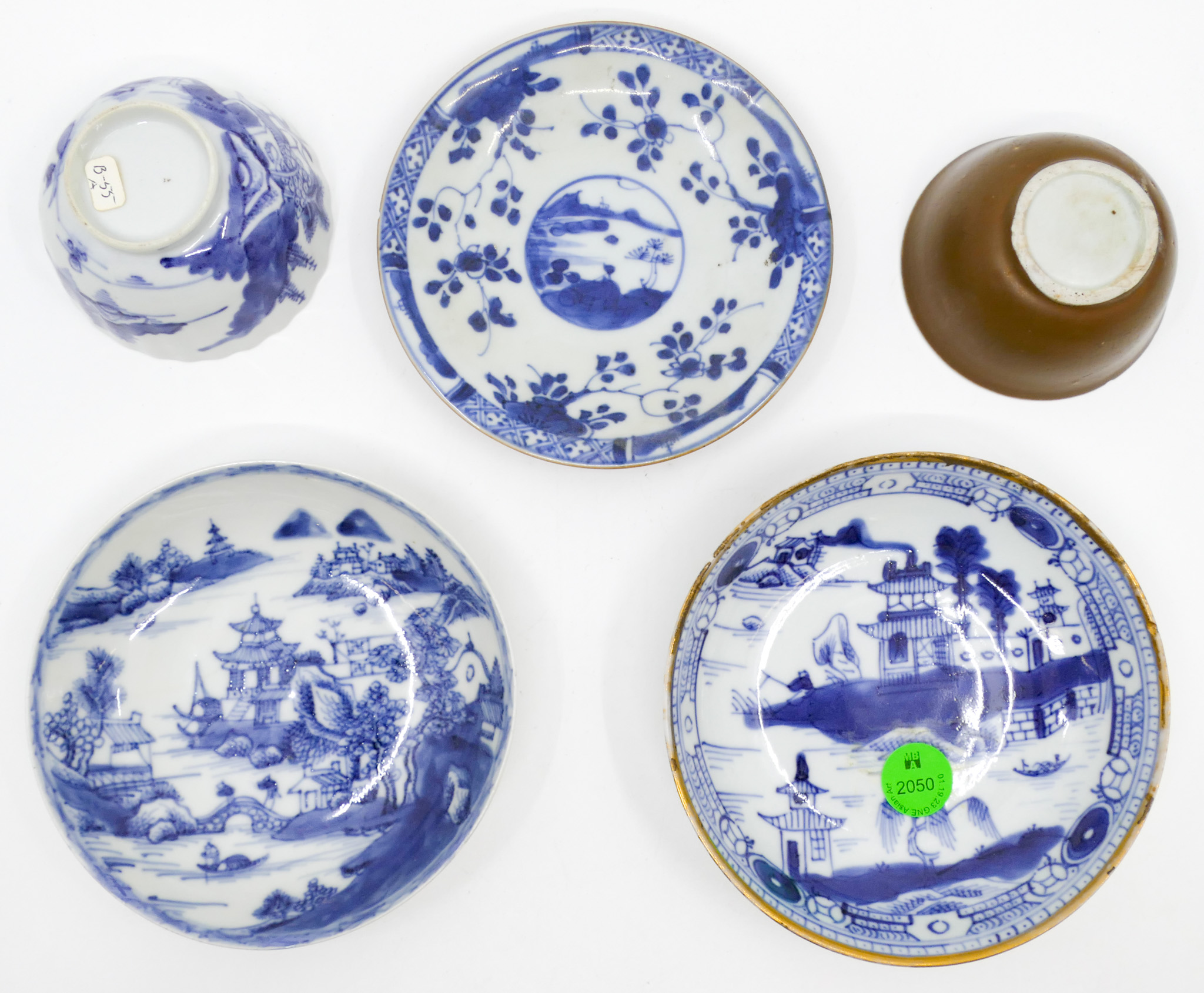 Tray 3pc Chinese 18th Cent B W 368736