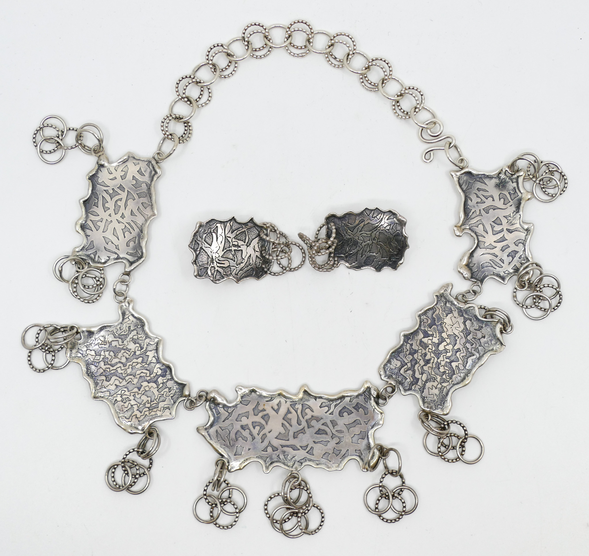 Asian Sterling Art Jewelry Necklace