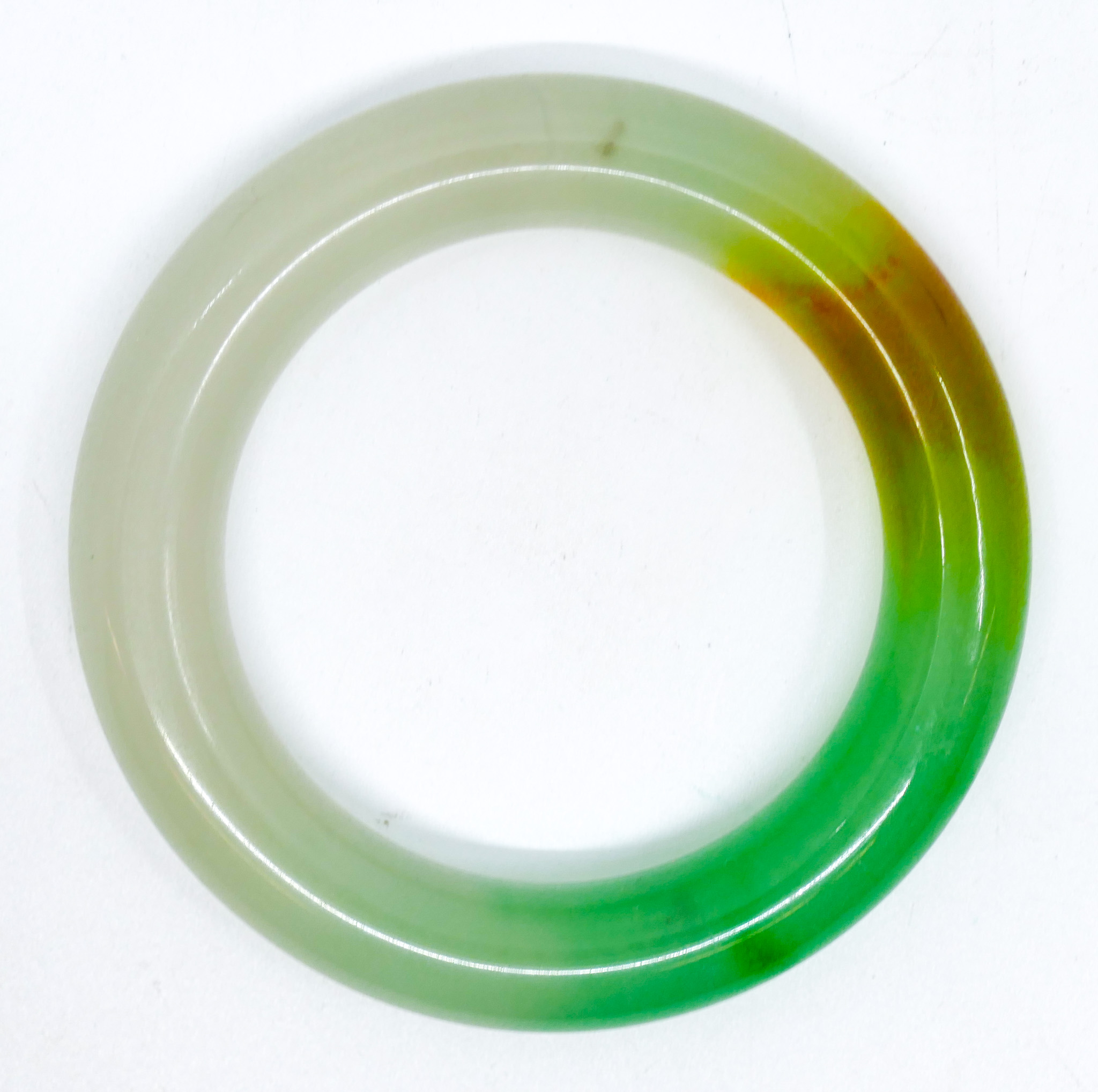 Chinese Translucent Jade Bangle 36874d