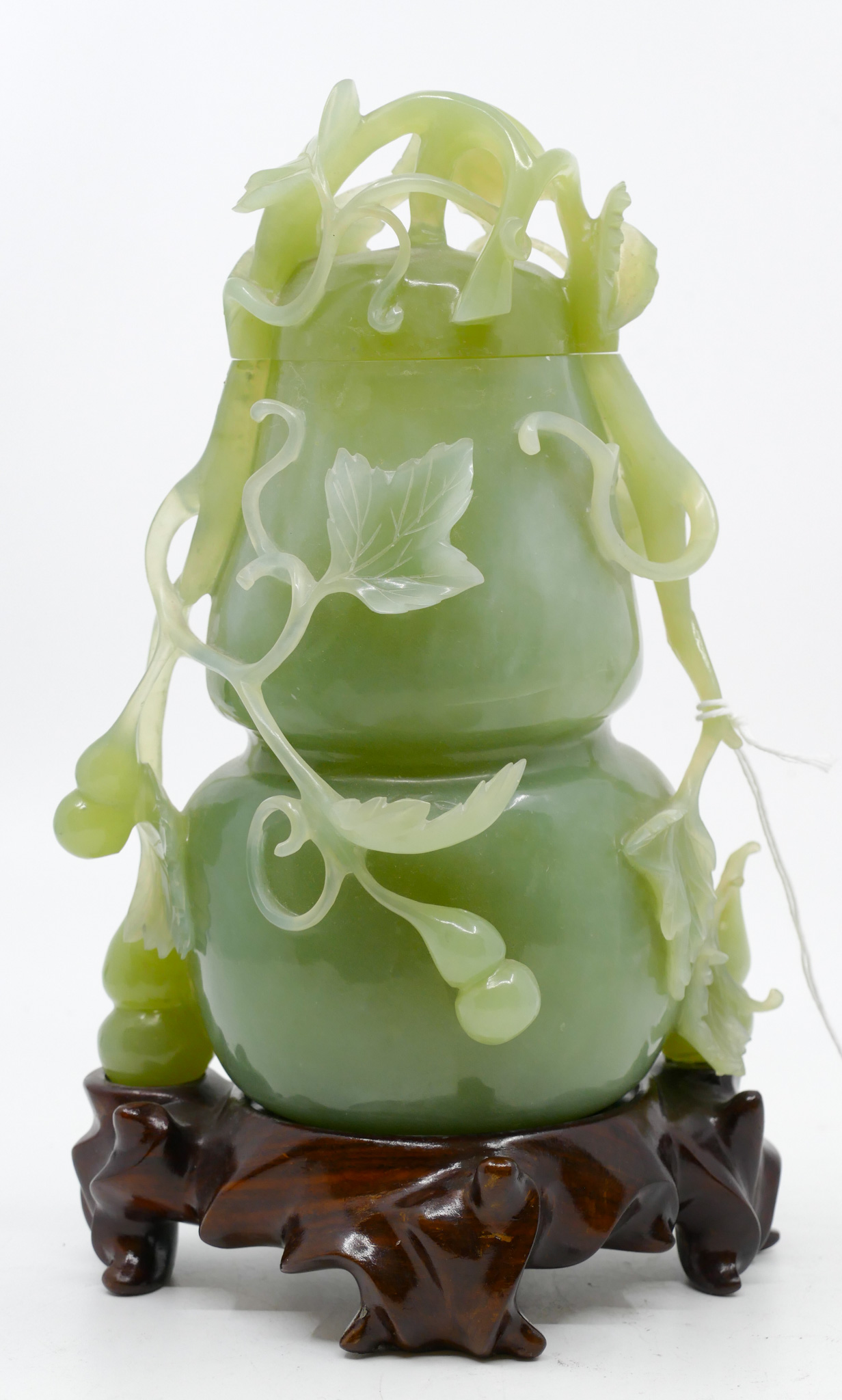 Chinese Carved Jade Double Gourd 368795