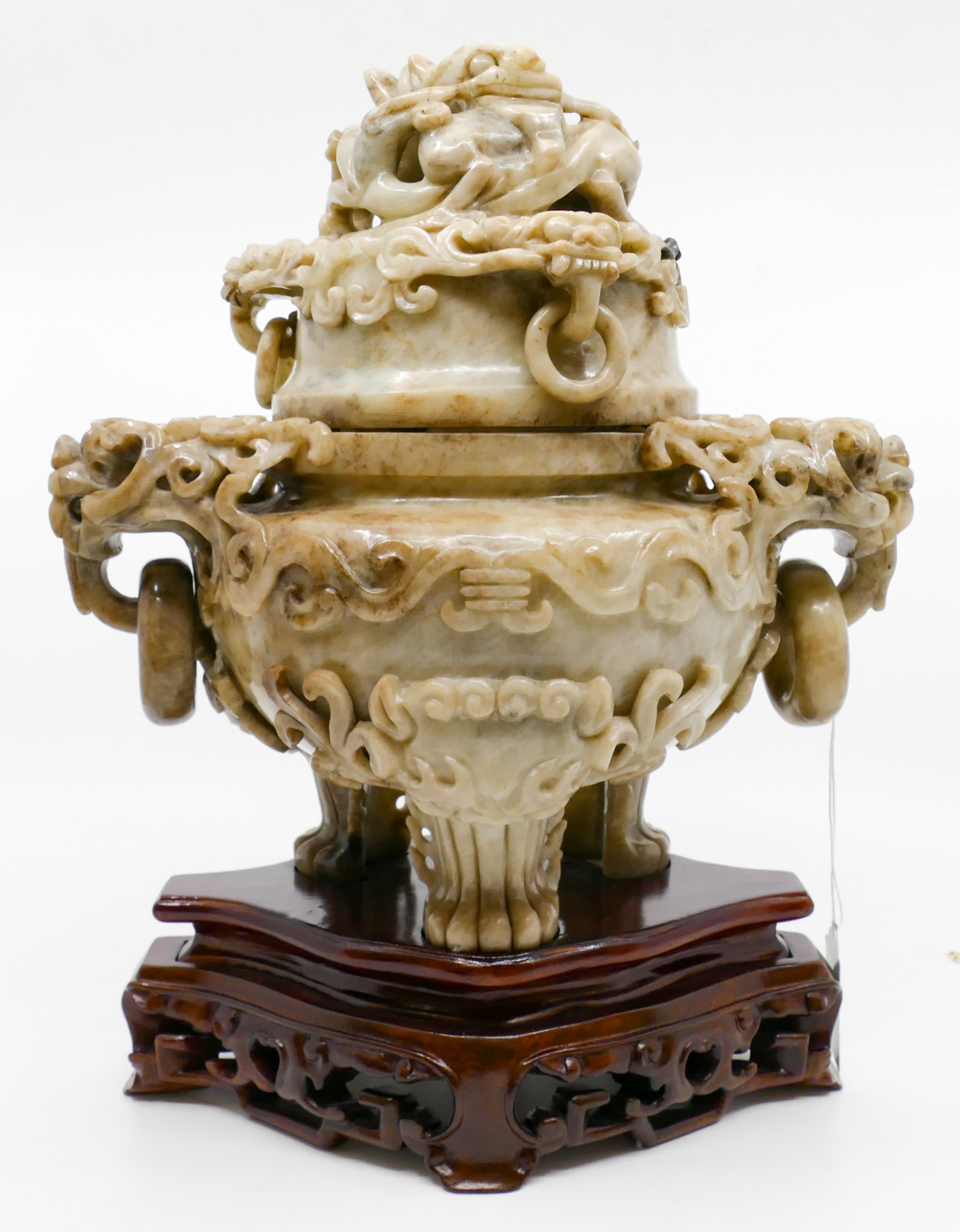 Impressive Chinese Carved Jade