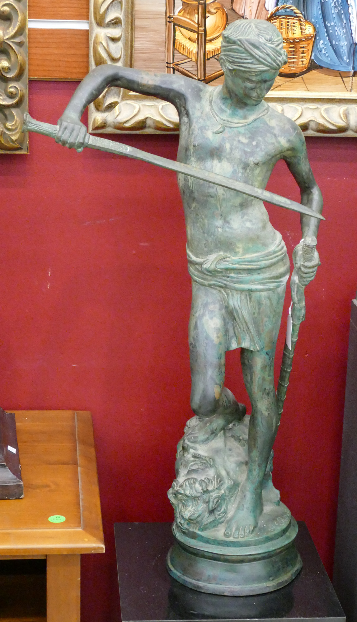 Classical David Bronze Sculpture 3687c2