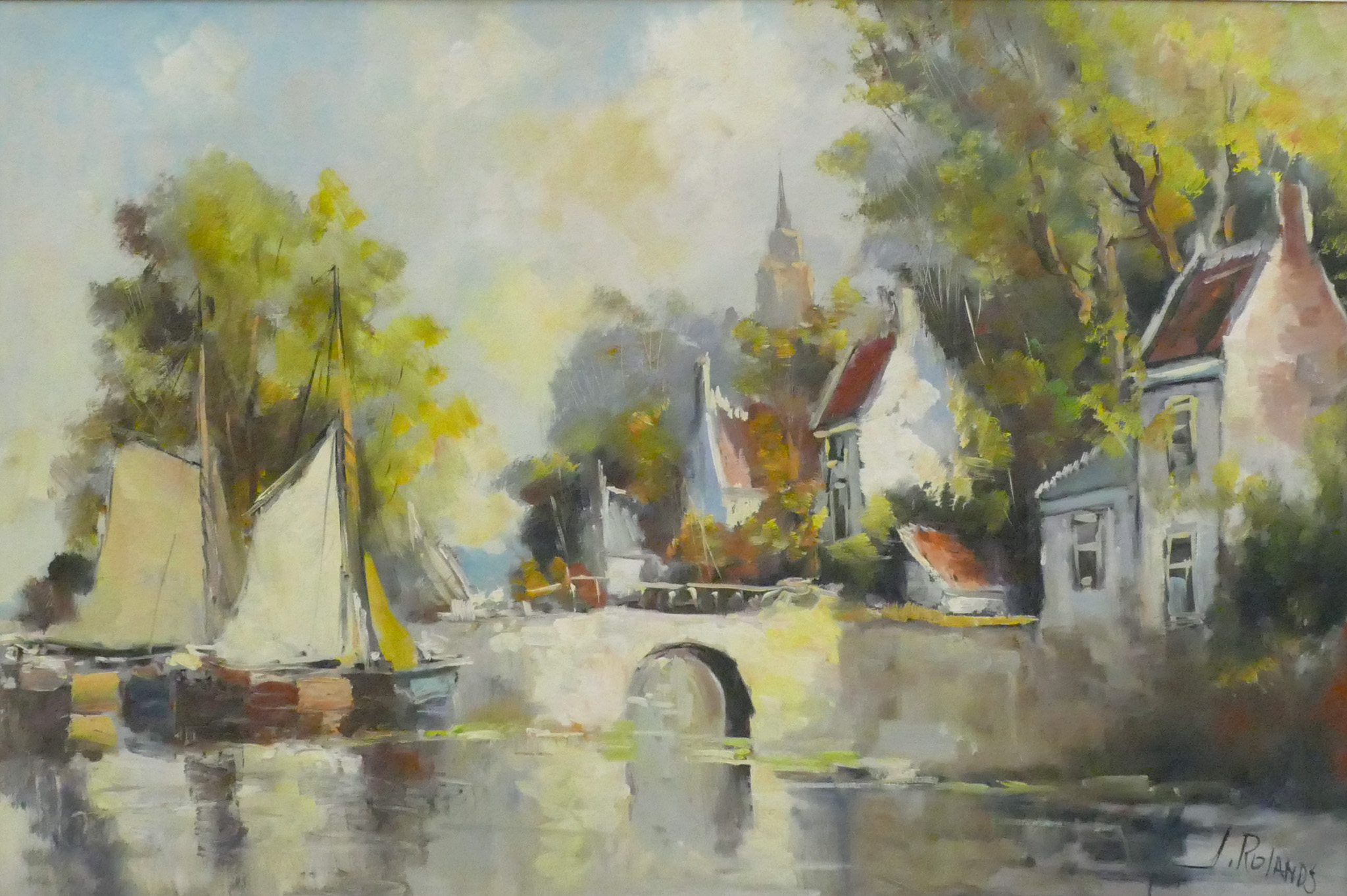 J Rolands b 1913 Dutch Town 36881e