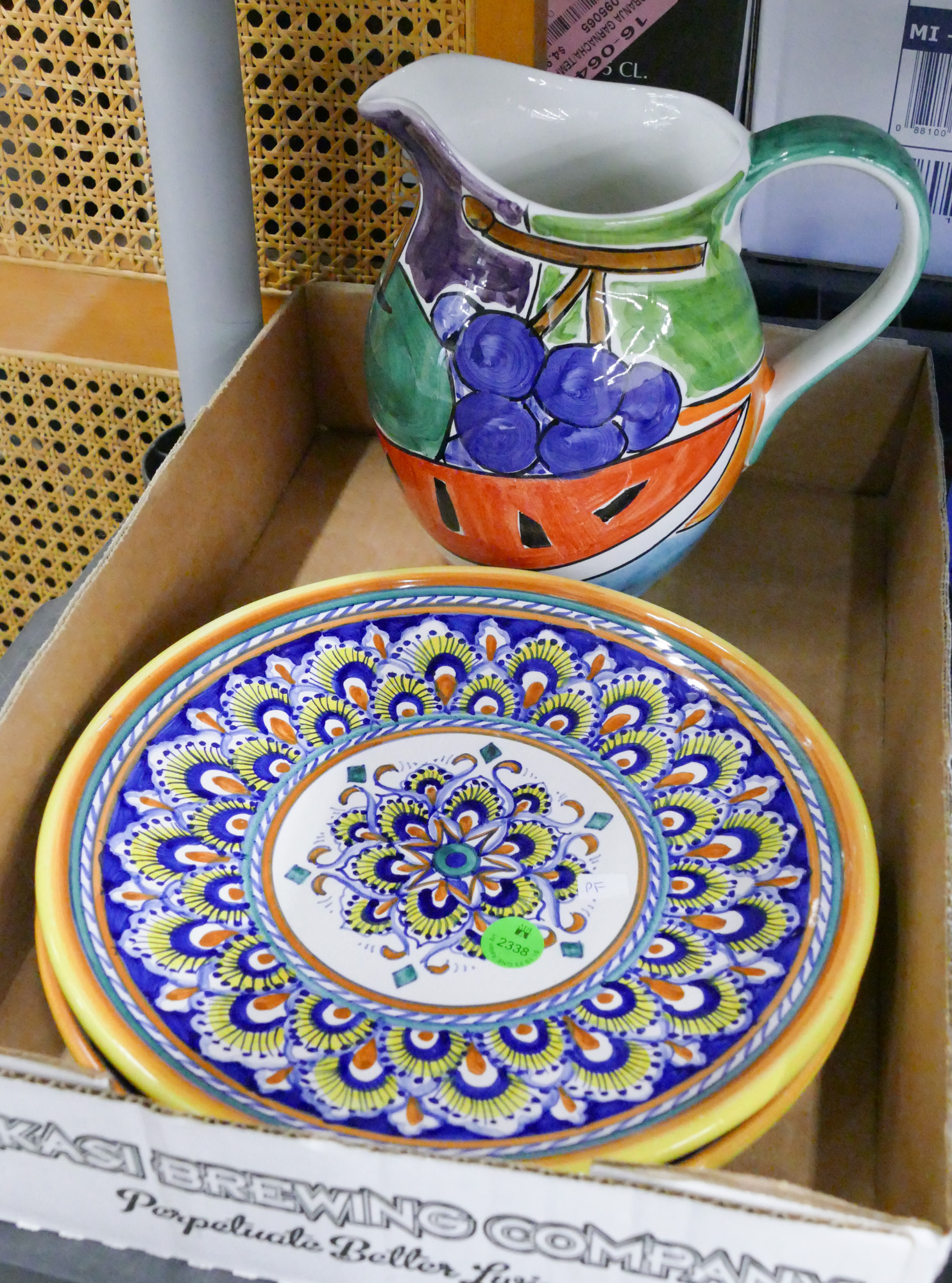 Box Italian Faience Wares