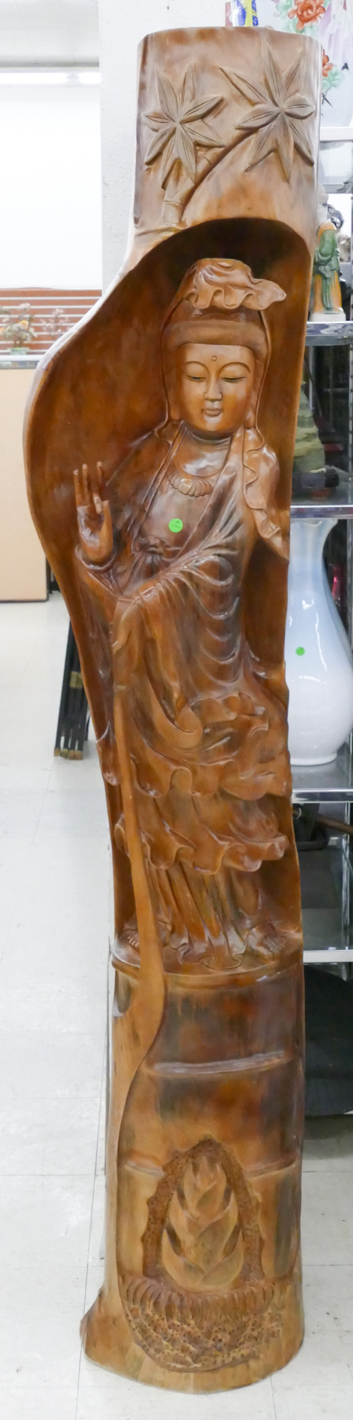 Monumental Chinese Carved Wood