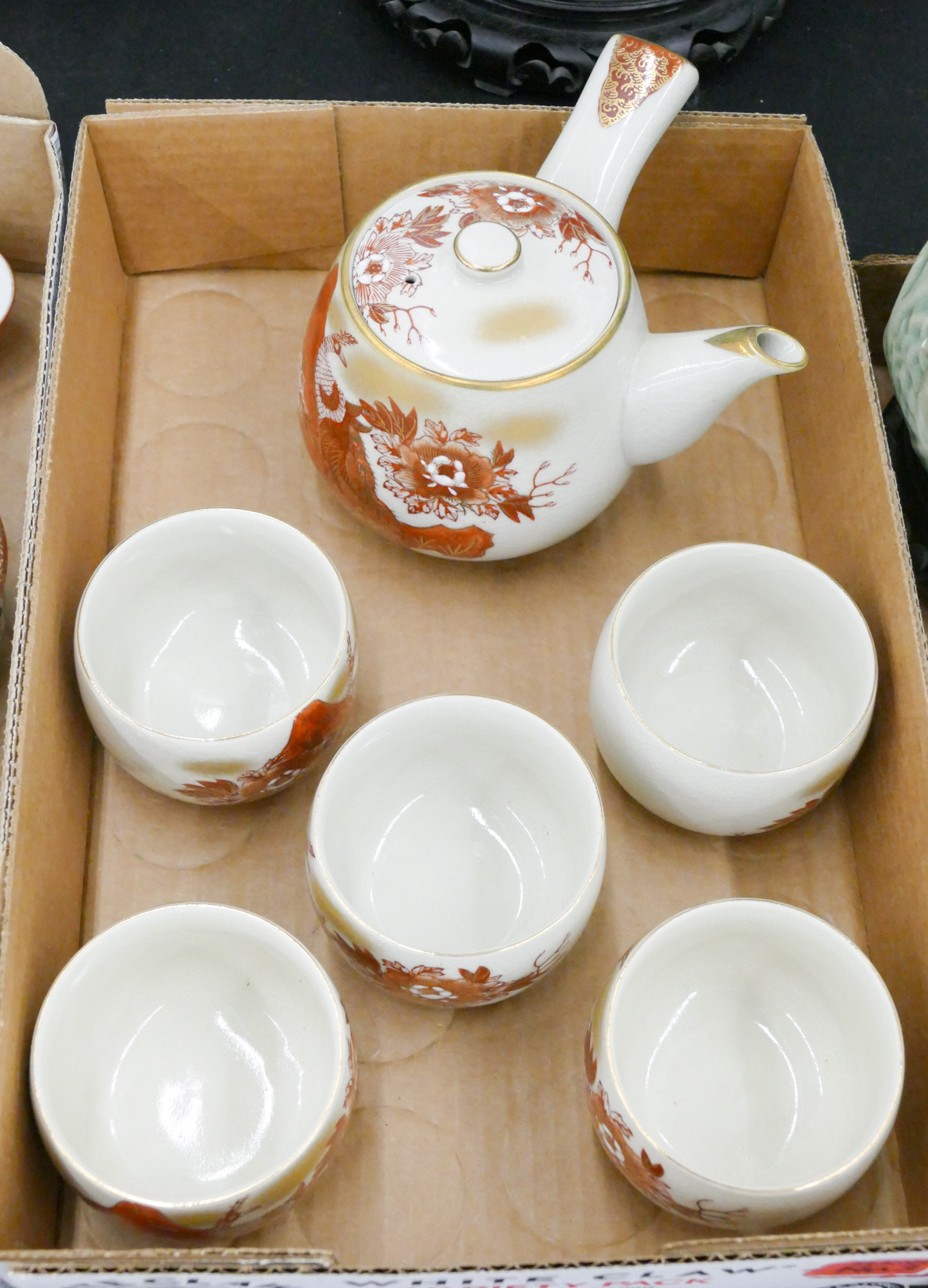 Box Japanese Kutani Teaset