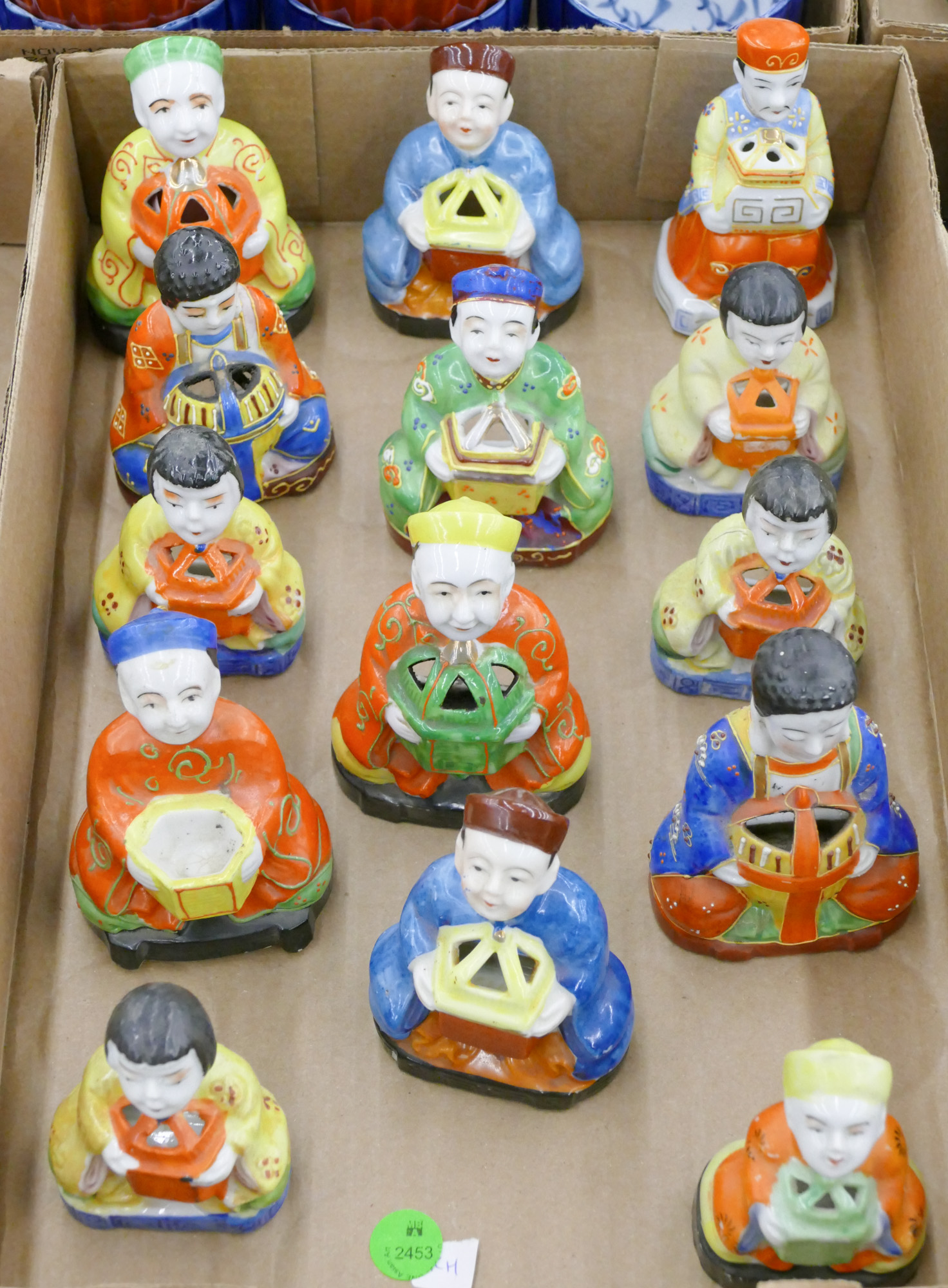 Box Japanese Seated Figure Incense 3688ce