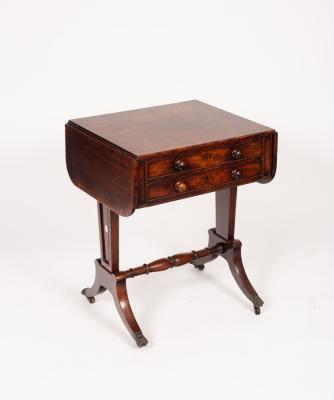 A Regency mahogany writing table,