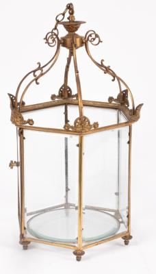 A Regency style gilt brass framed 36b065