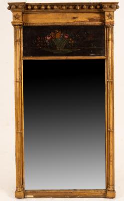 A Regency gilt-framed pier glass