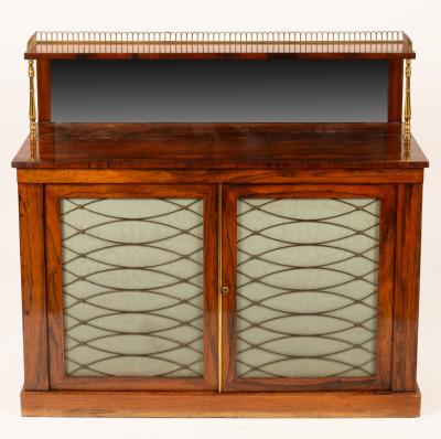 A Regency rosewood chiffonier,