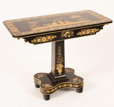 A 19th Century ebonised side table